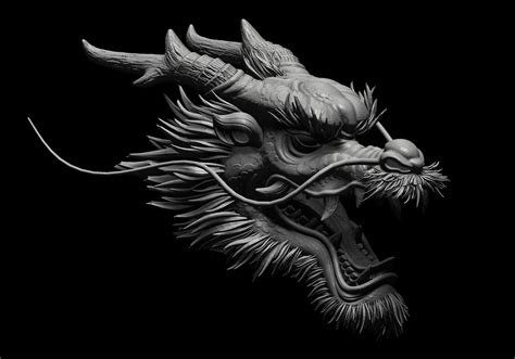 Artstation Chinese Dragon Bing Tao Chen Chinese Dragon Chinese