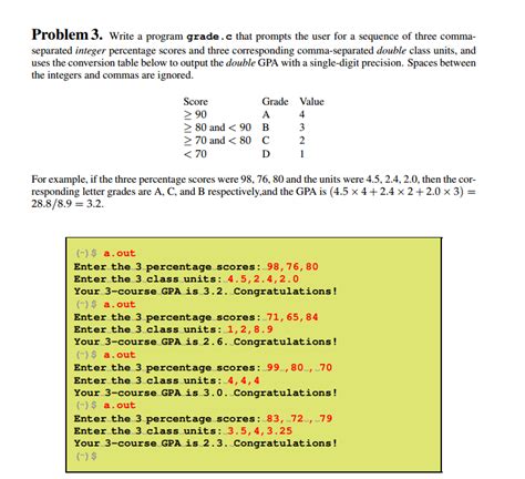 Solved Write A C Program Gradec That Prompts The User For A