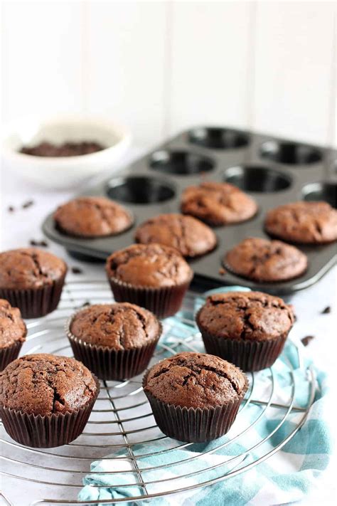 Easy Chocolate Courgette Muffins Recipe Effortless Foodie