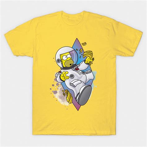 Playera Los Simpson Homero Astronauta Mx