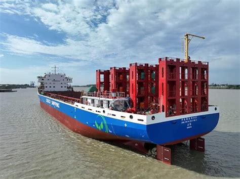 China Launches First Teu Electric Containership For Yangtze Service