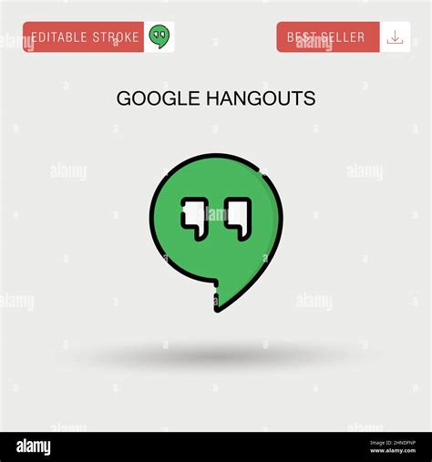 Hangouts logo hi-res stock photography and images - Alamy