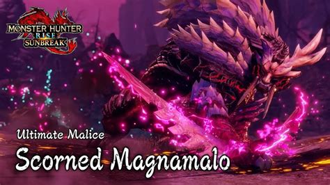 Monster Hunter Rise Sunbreak Misión urgente Magnamalo Humillado RM