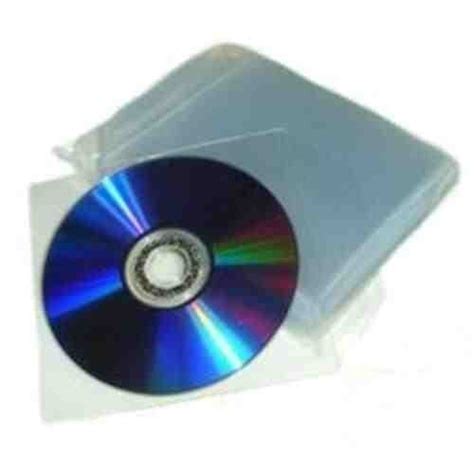 100 Plastic Cd Wallets Clear Cd Dvd Sleeves High Quality