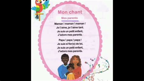 Chanson Mes Parents Me Ann E Primaire Nouveau Livre Youtube