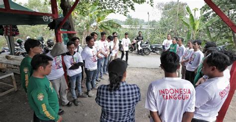 Relawan Ganjar Banten Resmikan Posko Berteduh Untuk Komunitas Ojol di Maja