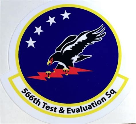 Usaf Th Test And Evaluation Squadron Sticker Decal Patch Co