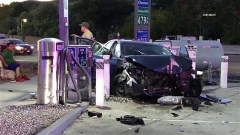 Suspected Dui Driver Arrested After Crashing Into Parked Van At Gas