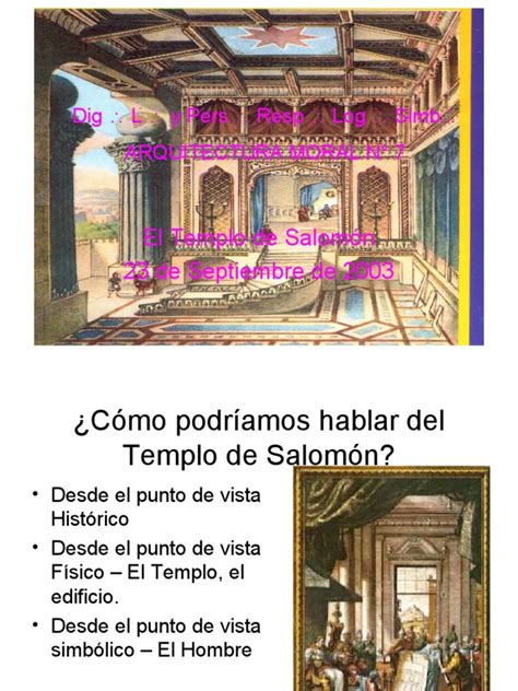 El Templo De Salomon Pdf Santo De Los Santos