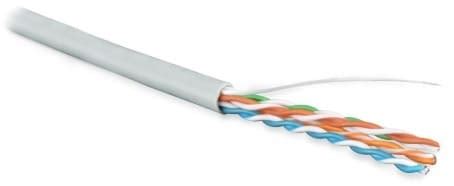 Hyperline UUTP4-C5E-S24-IN-LSZH-GY-305: пожаростойкая неэкранированная ...