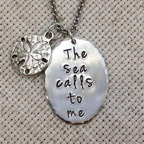 Hand Stamped Beach Necklaces With Great Sayings Quotes Artofit