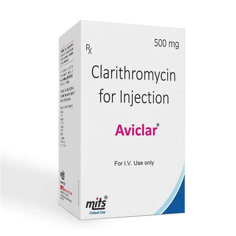 Clarithomycin For Infusion Bp Clarithromycin 500 Mg Inj MITS