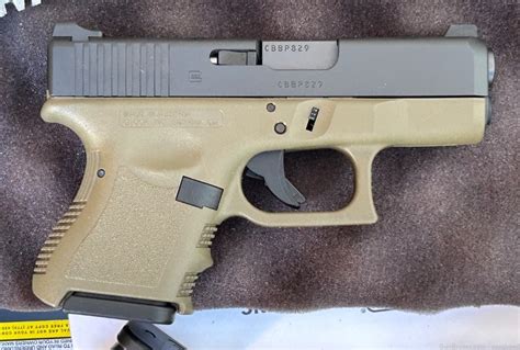 Rare Like New Glock 26 Gen 3 Od Green Pistol Semi Auto Pistols At