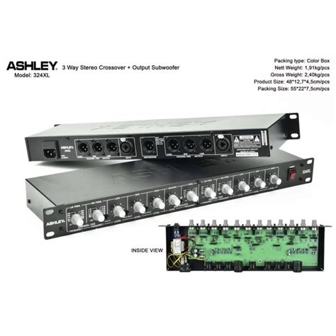 Jual Crossover Ashley Xl Xl Way Plus Subwoofer Crosover Garansi