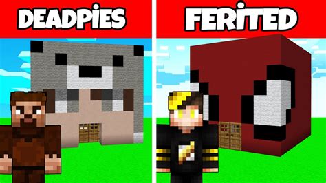 Deadp Es Vs Fer Ted Karakter Ev Yapi Kapi Masi Minecraft Youtube