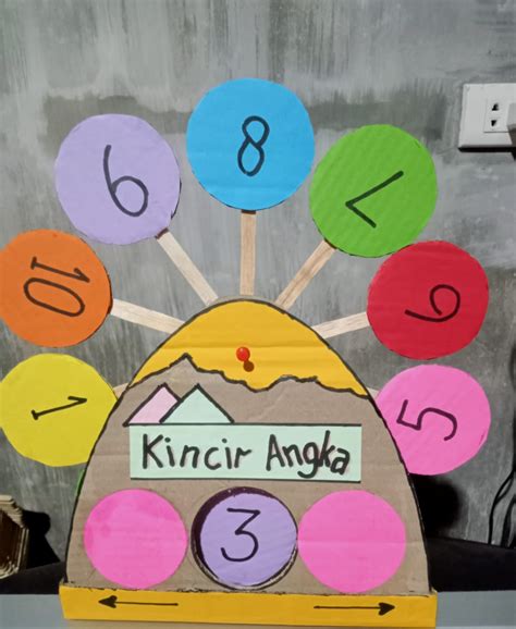 Mengenal Angka And Urutan Angka Melalui Permainan Number Wheel Kincir Angka