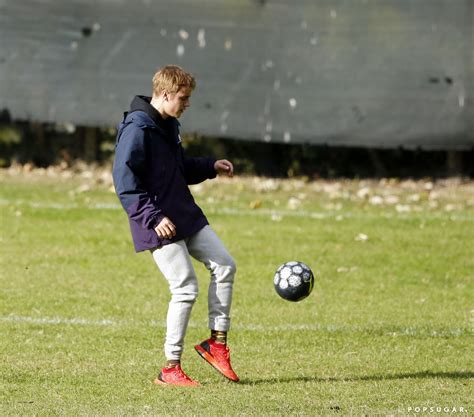 Justin Bieber Playing Soccer