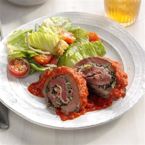 Italian Stuffed Beef Rolls Recipe Taste Of Home