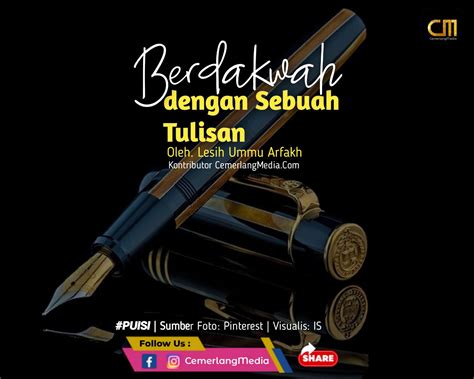 Berdakwah Dengan Sebuah Tulisan Cemerlangmediacom