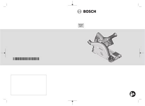Наръчник Bosch GKT 18V-52 GC Верижен трион