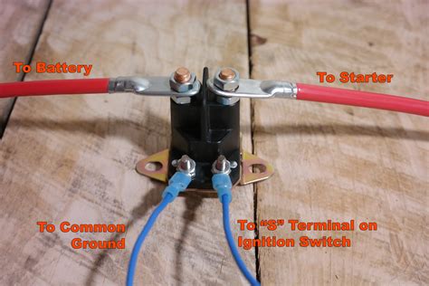 3 Pole Starter Solenoid Wiring Diagram - Database - Wiring Collection