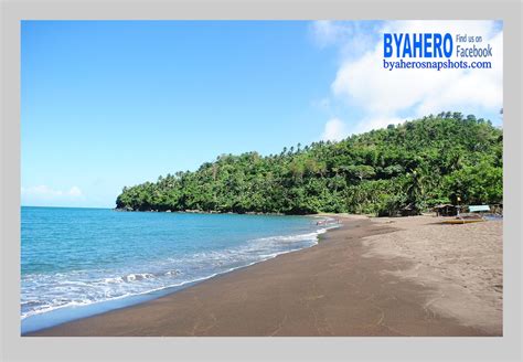 Byahero The Black Sand Beach In Tiwi Albay