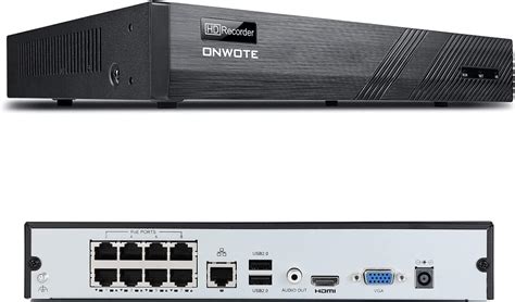 Amazon Onwote Channel K Mp Hd Poe Ip Security Nvr Video Audio