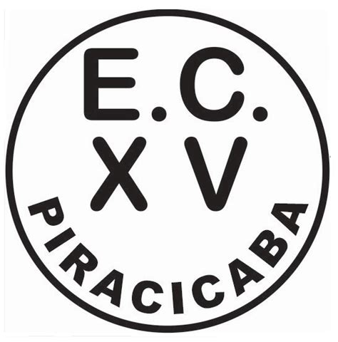 Escudo Do Esporte Clube Xv De Novembro Piracicaba Sp Em