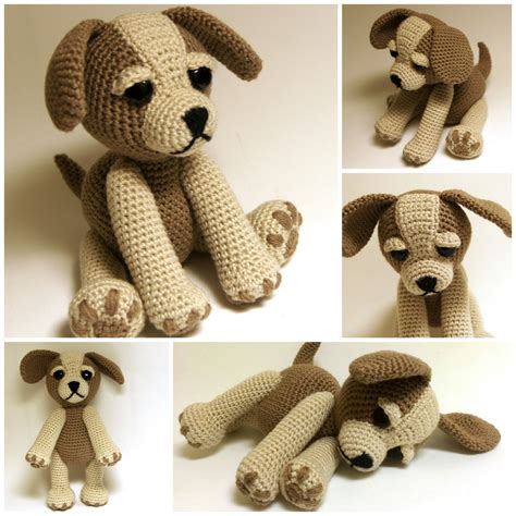 Crochet Pattern Sammy The Puppy Dog Crochet Dog Crochet Animal