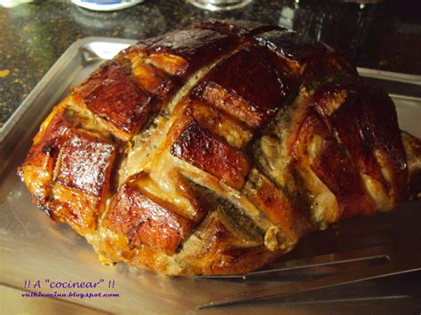 PATA DE CERDO AL HORNO A COCINEAR Recetas Valkicocina