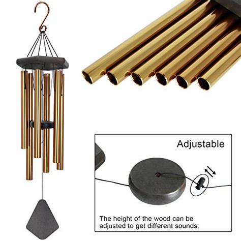 Astarin Wind Chimes Outdoor Large Deep Tone Memorial Personalized Wind