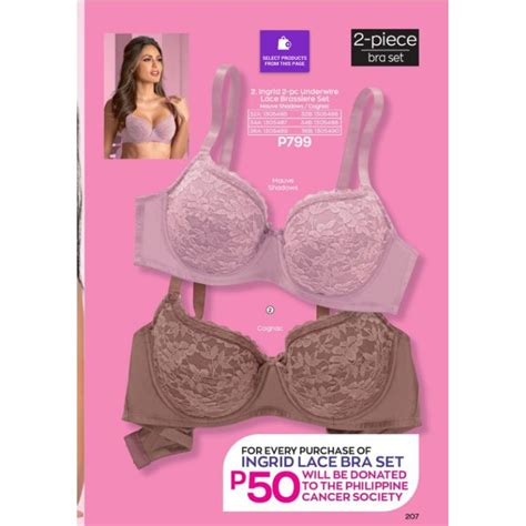 AVON INGRID UNDERWIRE 2PC BRA SET Shopee Philippines