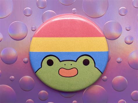 Pansexual Pin Pan Pride Queer Pin Lgbt Pins Frog Pin Etsy Uk