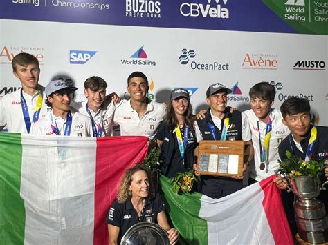 Youth Sailing World Championships Litalia Conquista Medaglie E Il