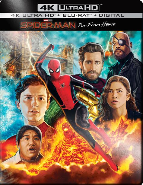 Spider Man Far From Home 4K Blu Ray Best Buy Exclusive SteelBook