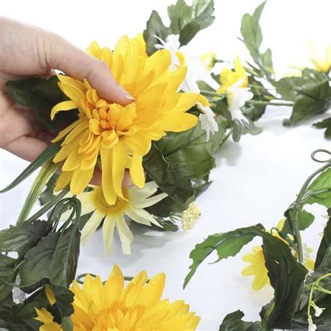 Artificial Wild Meadow Floral Garland Garlands Floral Supplies Craft Supplies