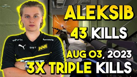 Aleksib 43Kills On Nuke 3x Triple Kills Quadro Kills FACEIT