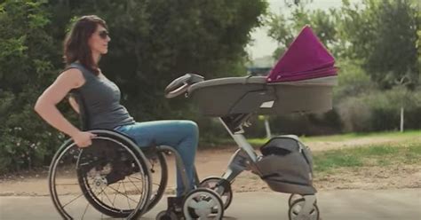 This Wheelchair Stroller Attachment Is Huge For Disabled Parents