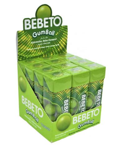 BEBETO Gumball Pepene Verde Guma De Mestecat 12x25g