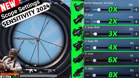 Bgmi Scope Settings X X X X X In Bgmi Scope Sensitivity