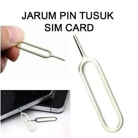 Jarum Sim Card Pin Ejector Tusukan Kartu Hp Jarum Pembuka Simcard