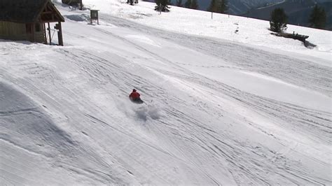 Skier Crashes Into Snow Slope After Launching Off Of Ramp Video