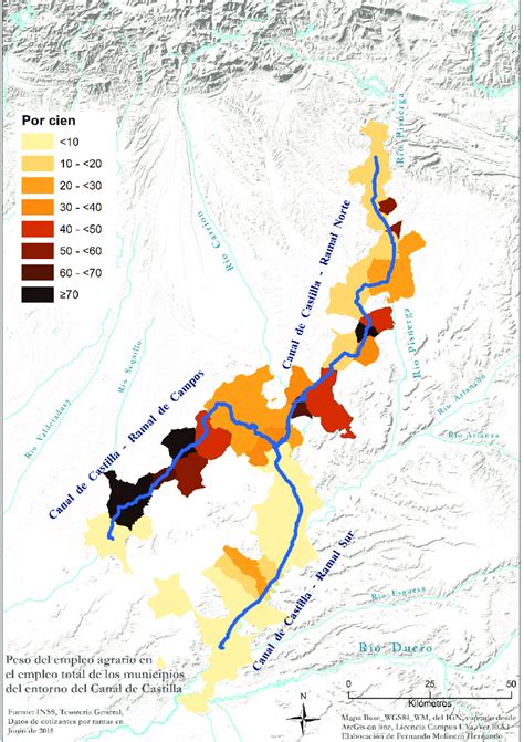 Peso Del Empleo Agrario En Los Municipios Ribere Os Del Canal De