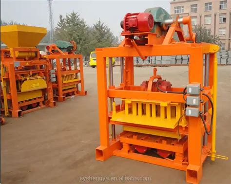 Qtj B Hollow Paver Block Brick Making Machine Building And