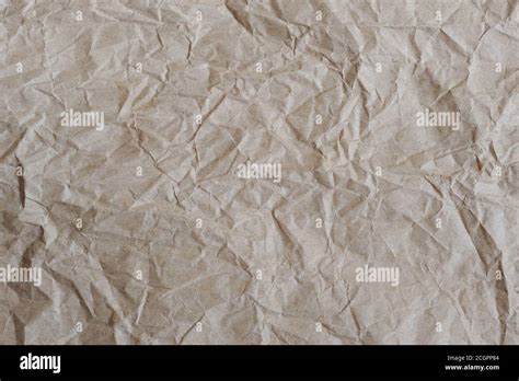 Brown Crumpled Wrapping Paper Background Abstract Background For