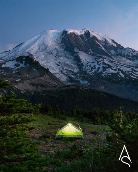 Camping at Mount Rainier Mt Rainier National Park - Etsy