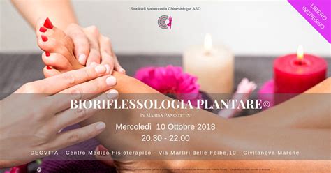 3 Ottobre 2018 Bioriflessologia Plantare By Marisa Pancottini