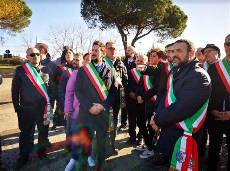 Protesta Dei Sindaci Colleferro Colle Fagiolara