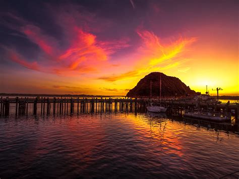 Morro Bay Sunset Sep 2019 I Ve Taken Numerous Photos Along Flickr