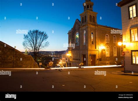 Old Quebec City Night Photographs Stock Photo - Alamy